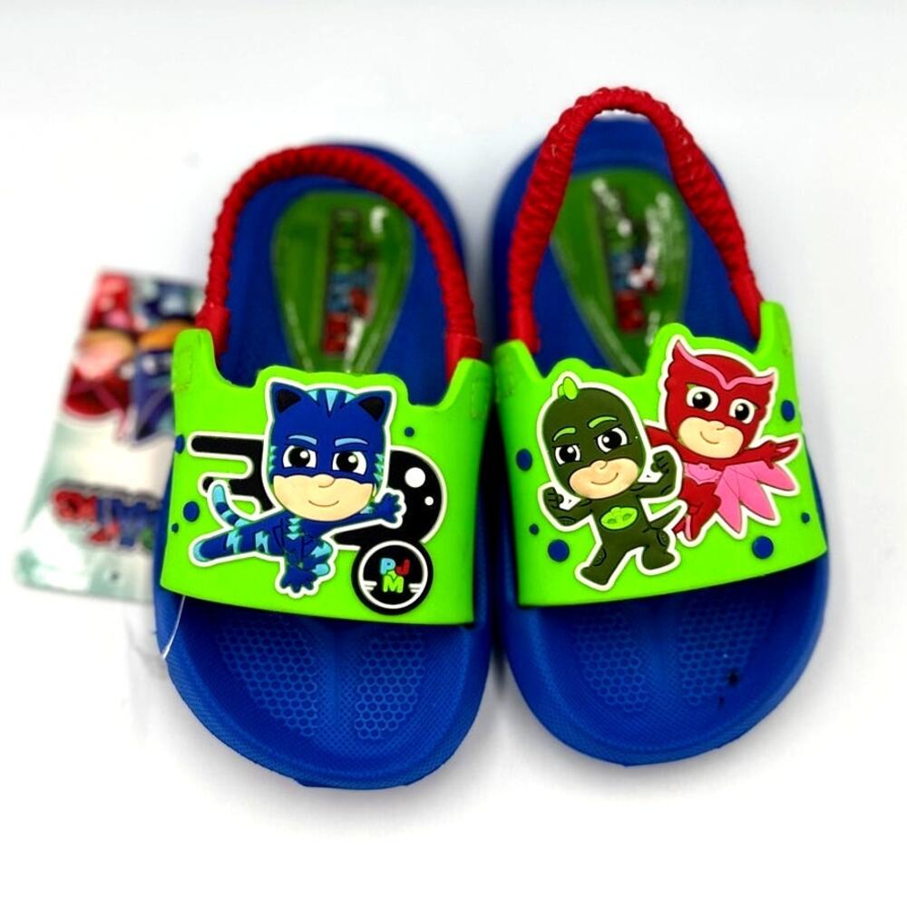 PJ Masks Little Boys Slide Sandals - Toddler size 5/6